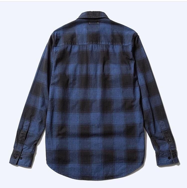名作 MINEDENIM (マインデニム) Black Denim Check Shirt BPT | VITAL トップス