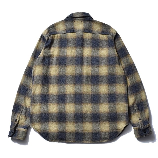 MINEDENIM (マインデニム ) Ombre Check Flannel CPO SH YPT ...