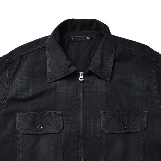 MINEDENIM (マインデニム ) Black Denim Check Quiltriner Shirt BZ GPT | VITAL  ORGAN（バイタルオーガン）商品ページ