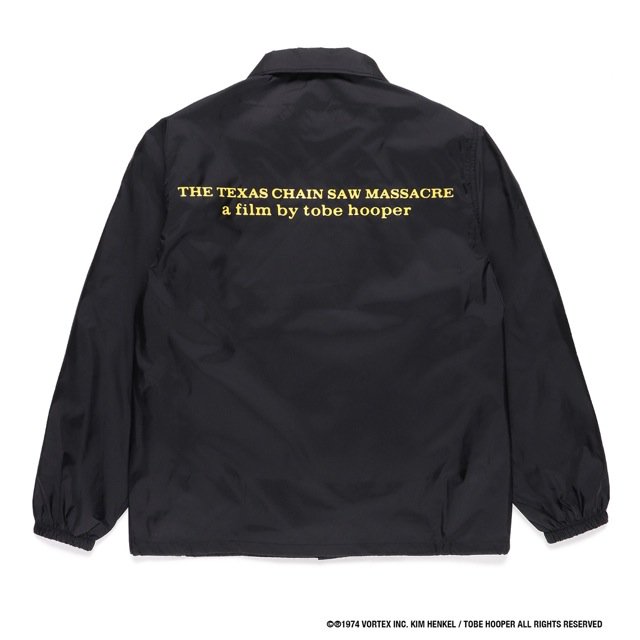 WACKO MARIA（ワコマリア） THE TEXAS CHAINSAW MASSACRE / COACH JACKET ( TYPE-1 )  BLACK | VITAL ORGAN（バイタルオーガン）商品ページ