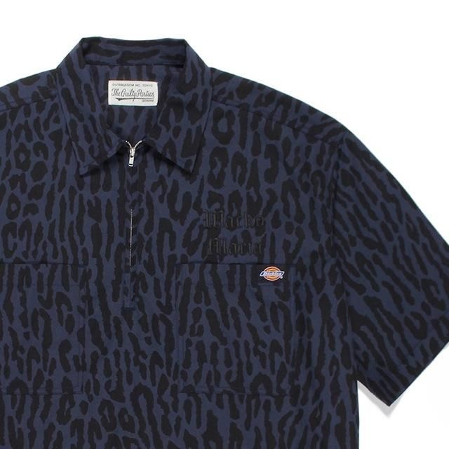 新色 WACKO MARIA×DICKIES LEOPARD WORK SHIRT asakusa.sub.jp