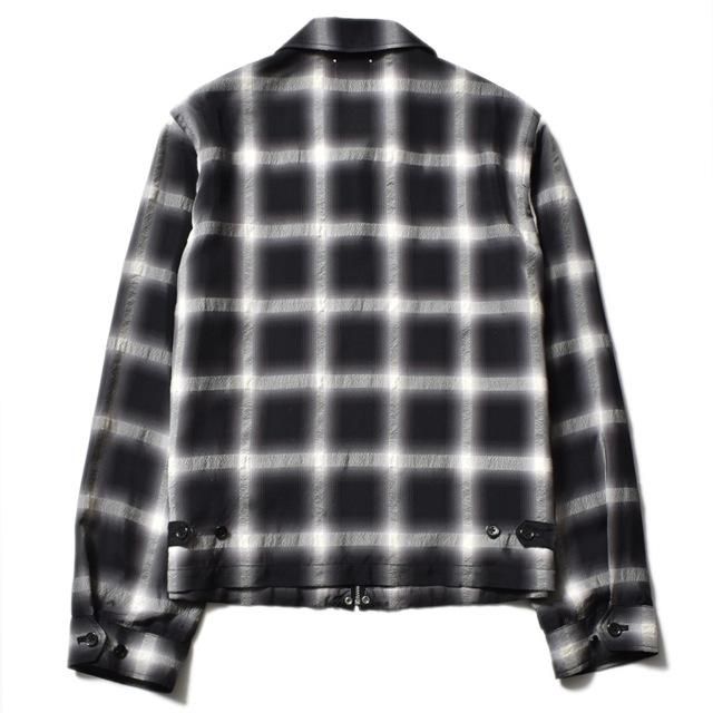 MINEDENIM (マインデニム ) Cuprawool Ombre Check Harrington JKT BLT ...