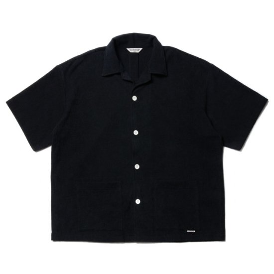 COOTIE(クーティー) CTE-22S407 Pile Open Collar S/S Shirt Black | VITAL  ORGAN（バイタルオーガン）商品ページ