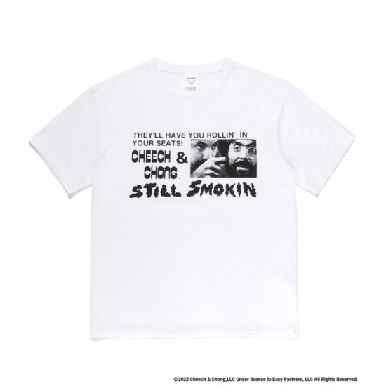 WACKO MARIA（ワコマリア）STILL SMOKIN / WASHED HEAVY WEIGHT CREW NECK T-SHIRT (  TYPE-4 ) WHITE | VITAL ORGAN（バイタルオーガン）商品ページ