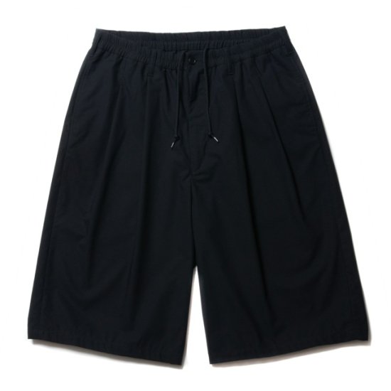 COOTIE(クーティー) CTE-22S110 T/C Panama 2 Tuck Easy Shorts Black