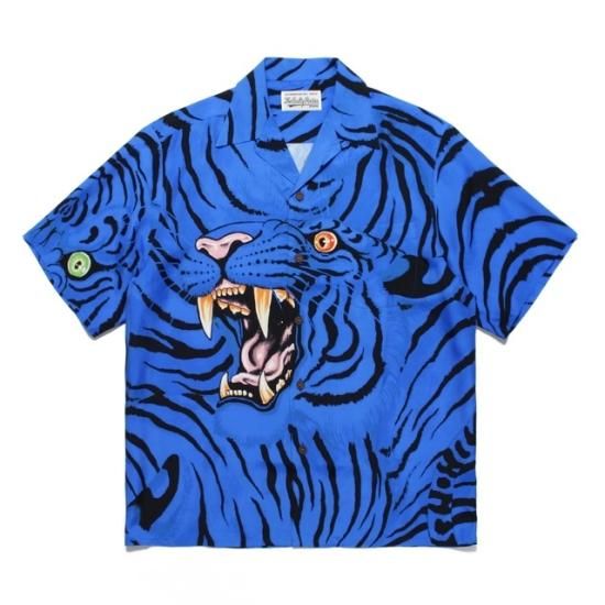 WACKO MARIA（ワコマリア）TIM LEHI / S/S HAWAIIAN SHIRT BLUE ...