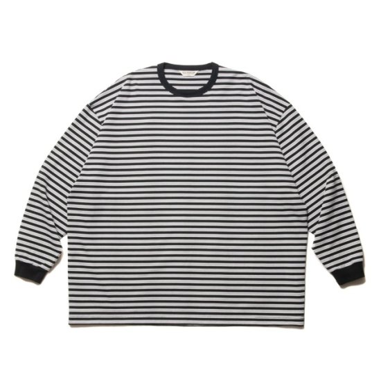 COOTIE(クーティー) CTE-22A302 Supima Border Oversized L/S Tee