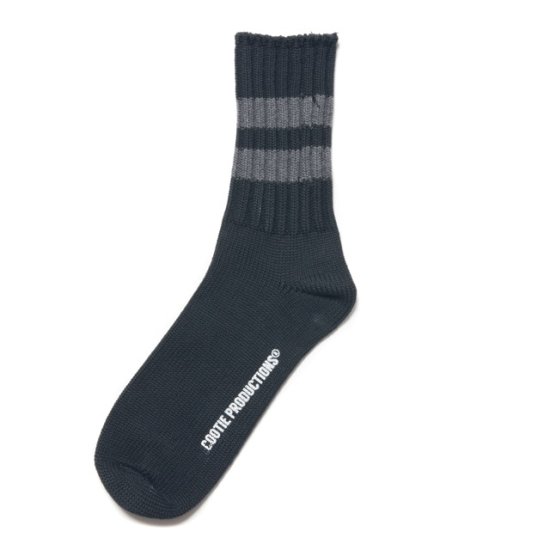 COOTIE(クーティー) CTE-22A527 Raza Low gauge Line Socks BLACK | VITAL  ORGAN（バイタルオーガン）商品ページ