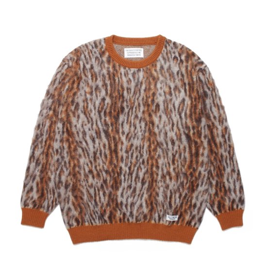 WACKO MARIA（ワコマリア）LEOPARD MOHAIR KNIT JACQUARD SWEATER ...