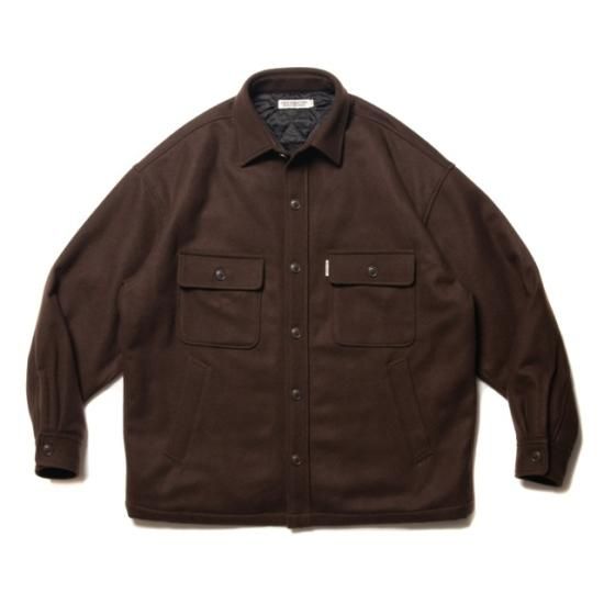 COOTIE(クーティー) CTE-22A217 CA/W Melton CPO Jacket BROWN | VITAL