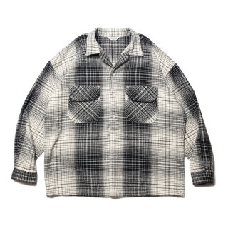COOTIE（クーティー）/ CTE-22A403 Ombre Check Open Collar Pullover L/S Shirt 
