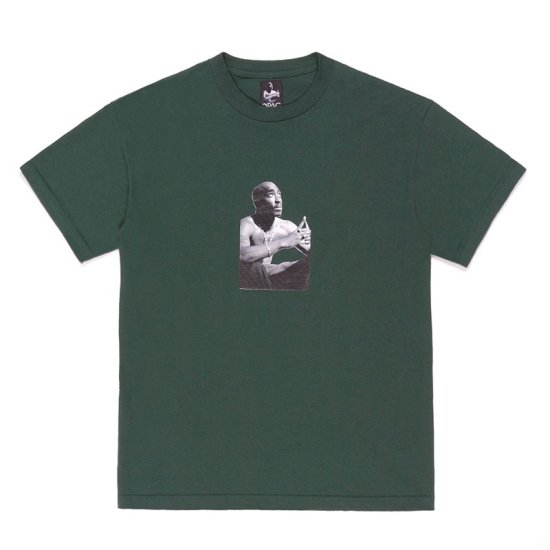 WACKO MARIA（ワコマリア）TUPAC / CREW NECK T-SHIRT GREEN | VITAL