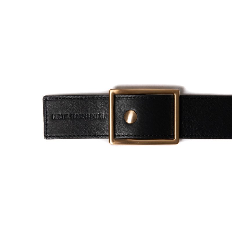 COOTIE（クーティー）CC-202 Leather Square Belt GOLD | VITAL ORGAN