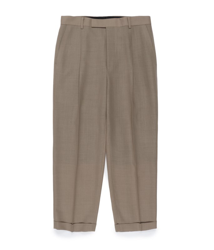 WACKO MARIA（ワコマリア）DORMEUIL / PLEATED TROUSERS ( TYPE-2 ) BEIGE | VITAL  ORGAN（バイタルオーガン）商品ページ