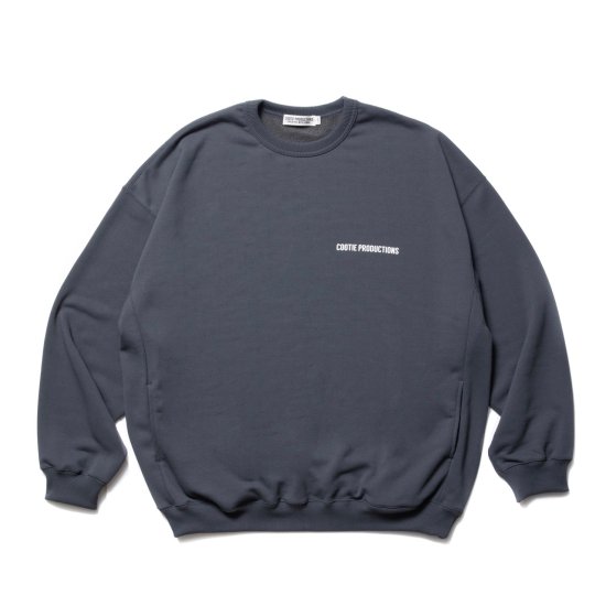 COOTIE（クーティー）/ CTE-23S331 Dry Tech Sweat Crew【Gray】 | しなやかなポリエステル裏毛を使用 |  ワイドシルエット - VITAL ORGAN ONLINE STORE | WACKO MARIA（ワコマリア）,COOTIE（クーティー ）,MINEDENIM（マインデニム）などの通販・正規取扱店