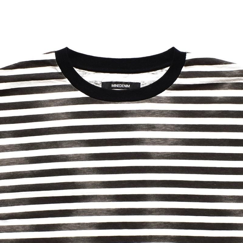 今 話題 の 人気 商品 MINEDENIM(マインデニム) T-SH【WPT L/S Border Hazy / トップス