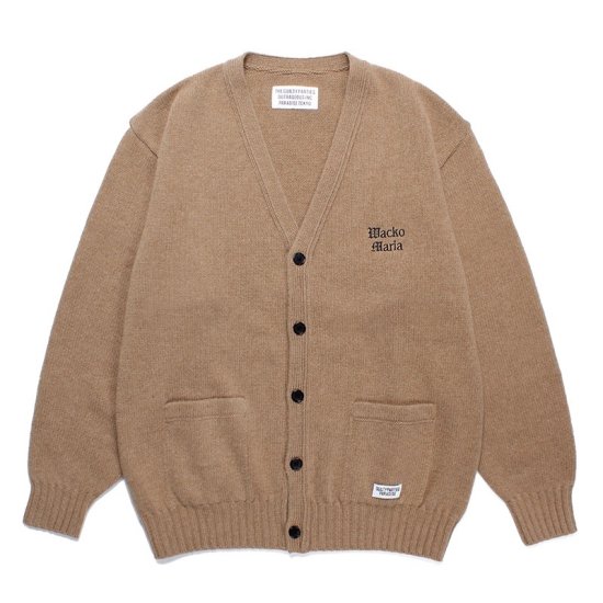 WACKO MARIA(ワコマリア) / CLASSIC KNIT CARDIGAN【BEIGE】 | ウール素材の着心地の良いクラシックカーディガン  - VITAL ORGAN ONLINE STORE | WACKO MARIA（ワコマリア ）,COOTIE（クーティー）,MINEDENIM（マインデニム）などの通販・正規取扱店