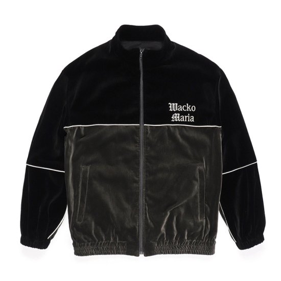 WACKO MARIA(ワコマリア) / VELVET TRACK JACKET【BLACK】 |  コットン・ベルベット素材を使用したトラックジャケット - VITAL ORGAN ONLINE STORE | WACKO MARIA（ワコマリア ）,COOTIE（クーティー）,MINEDENIM（マインデニム）などの通販・正規取扱店