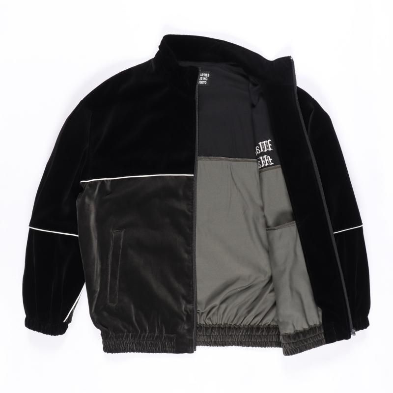 WACKO MARIA(ワコマリア) / VELVET TRACK JACKET【BLACK】 | コットン・ベルベット素材を使用したトラックジャケット  - VITAL ORGAN ONLINE STORE | WACKO MARIA（ワコマリア ）,COOTIE（クーティー）,MINEDENIM（マインデニム）などの通販・正規取扱店