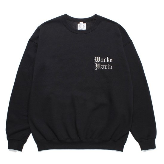 WACKO MARIA(ワコマリア) / 世界平和プロジェクト / CREW NECK SWEAT SHIRT【BLACK】 | 人気のブランド商品  - VITAL ORGAN ONLINE STORE | WACKO MARIA（ワコマリア ）,COOTIE（クーティー）,MINEDENIM（マインデニム）などの通販・正規取扱店