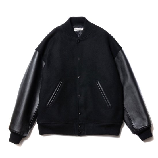 COOTIE（クーティー）/ CTE-23A220 Wool Melton Error Fit Stadium Jacket 【Black ×  Black】|ワイドシルエットのウールメルトンスタジアムジャケット - VITAL ORGAN ONLINE STORE | WACKO ...