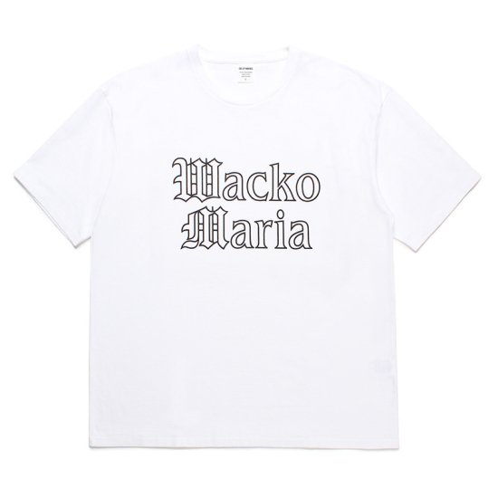 <img class='new_mark_img1' src='https://img.shop-pro.jp/img/new/icons7.gif' style='border:none;display:inline;margin:0px;padding:0px;width:auto;' />WACKO MARIA(ワコマリア) / WASHED HEAVY WEIGHT CREW NECK T-SHIRT（TYPE-1）【WHITE】