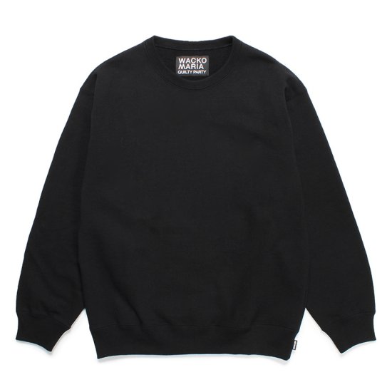 WACKO MARIA(ワコマリア) / HEAVY WEIGHT CREW NECK SWEAT SHIRT（TYPE-1）【BLACK】 | -  VITAL ORGAN ONLINE STORE