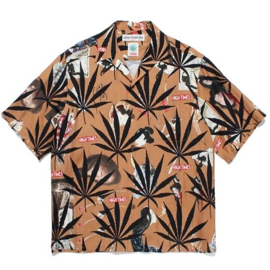 WACKO MARIA(ワコマリア) / HIGH TIMES / HAWAIIAN SHIRT BROWN
