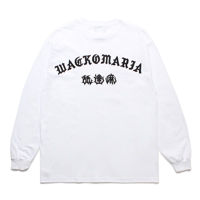 WACKO MARIA(ワコマリア) / 舐達麻 / HIGH TIMES / LONG SLEEVE T-SHIRT WHITE | - VITAL  ORGAN ONLINE STORE | WACKO MARIA（ワコマリア ）,COOTIE（クーティー）,MINEDENIM（マインデニム）などの通販・正規取扱店