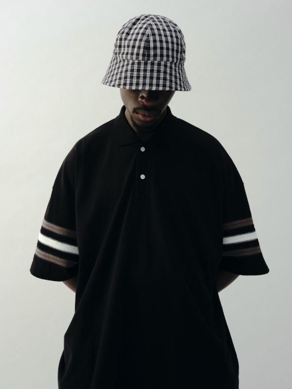 COOTIE（クーティー）CTE-24S325 Jacquard Sleeve S/S Polo