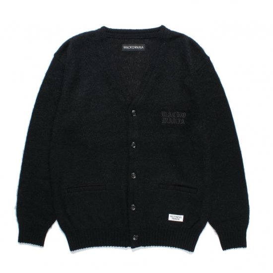 WACKO MARIA(ワコマリア) / MOHAIR KNIT CARDIGAN BLACK | - VITAL ORGAN ONLINE  STORE | WACKO MARIA（ワコマリア）,COOTIE（クーティー）,MINEDENIM（マインデニム）などの通販・正規取扱店