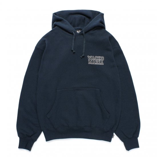 WACKO MARIA(ワコマリア) / HEAVY WEIGHT PULLOVER HOODED SWEAT SHIRT NAVY | -  VITAL ORGAN ONLINE STORE | WACKO MARIA（ワコマリア ）,COOTIE（クーティー）,MINEDENIM（マインデニム）などの通販・正規取扱店