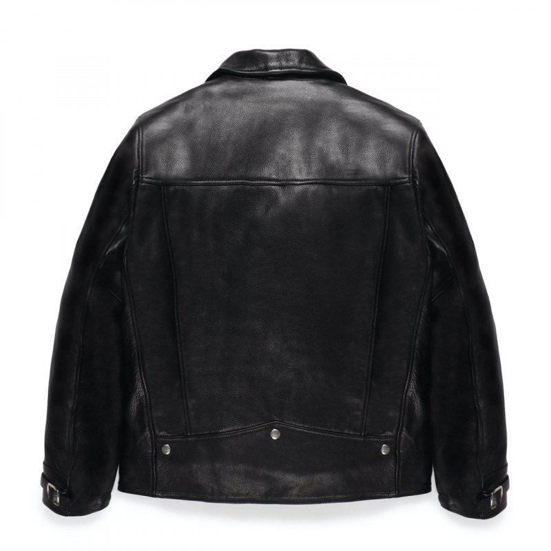 WACKO MARIA(ワコマリア) / LEATHER DOUBLE RIDERS JACKET（TYPE-2）BLACK | - VITAL  ORGAN ONLINE STORE | WACKO MARIA（ワコマリア ）,COOTIE（クーティー）,MINEDENIM（マインデニム）などの通販・正規取扱店