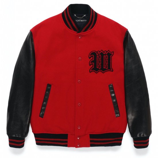 WACKO MARIA(ワコマリア) / LEATHER VARSITY JACKET -B- ( TYPE-2 ） | - VITAL ORGAN  ONLINE STORE | WACKO MARIA（ワコマリア）,COOTIE（クーティー）,MINEDENIM（マインデニム）などの通販・正規取扱店