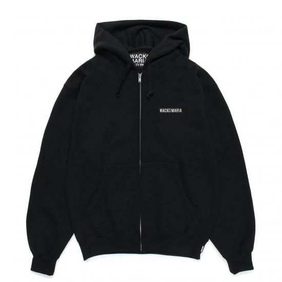 <img class='new_mark_img1' src='https://img.shop-pro.jp/img/new/icons50.gif' style='border:none;display:inline;margin:0px;padding:0px;width:auto;' />WACKO MARIA(拾ޥꥢ) / HEAVY WEIGHT ZIP HOODED SWEAT SHIRTBLACK