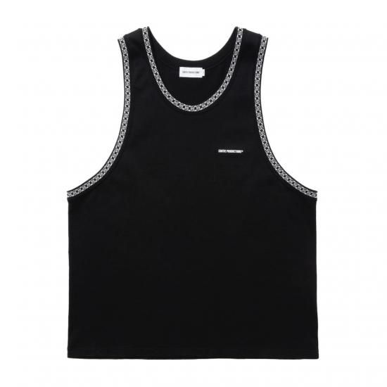 <img class='new_mark_img1' src='https://img.shop-pro.jp/img/new/icons7.gif' style='border:none;display:inline;margin:0px;padding:0px;width:auto;' />COOTIEʥƥ/ CTE-25S319 Jacquard Ringer Error Fit Tank Top