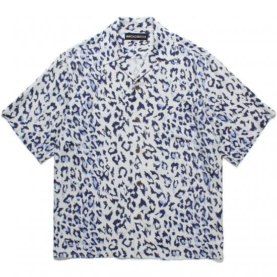 <img class='new_mark_img1' src='https://img.shop-pro.jp/img/new/icons50.gif' style='border:none;display:inline;margin:0px;padding:0px;width:auto;' />WACKO MARIA(拾ޥꥢ) / LEOPARD HAWAIIAN SHIRTGRAY