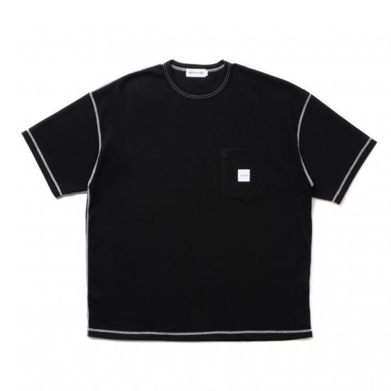 <img class='new_mark_img1' src='https://img.shop-pro.jp/img/new/icons7.gif' style='border:none;display:inline;margin:0px;padding:0px;width:auto;' />COOTIEʥƥ/ CTE-25S331 T/C Waffle Error Fit S/S TeeBlack  White