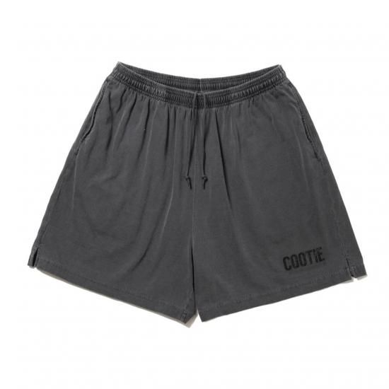 <img class='new_mark_img1' src='https://img.shop-pro.jp/img/new/icons7.gif' style='border:none;display:inline;margin:0px;padding:0px;width:auto;' />COOTIEʥƥ/ CTE-25S125 Pigment Dyed Jersey Easy ShortsBLACK