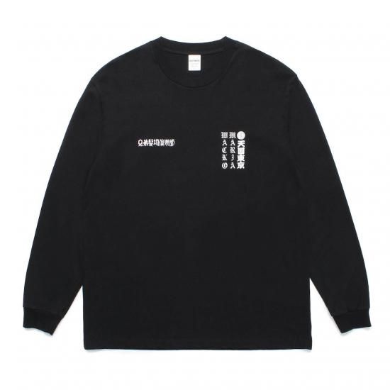 <img class='new_mark_img1' src='https://img.shop-pro.jp/img/new/icons50.gif' style='border:none;display:inline;margin:0px;padding:0px;width:auto;' />WACKO MARIA(拾ޥꥢ) / MR.BROTHERS CUT CLUB / WASHED HEAVY WEIGHT LONG SLEEVE T-SHIRTBLACK
