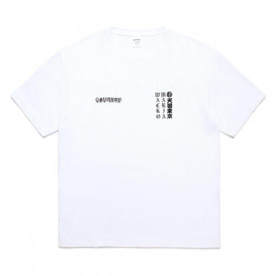 <img class='new_mark_img1' src='https://img.shop-pro.jp/img/new/icons50.gif' style='border:none;display:inline;margin:0px;padding:0px;width:auto;' />WACKO MARIA(拾ޥꥢ) / MR.BROTHERS CUT CLUB / WASHED HEAVY WEIGHT CREW NECK T-SHIRTWHITE
