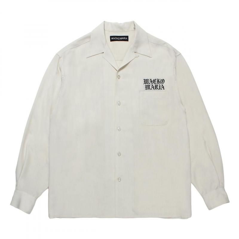 WACKO MARIA(ワコマリア) / 50'S OPEN COLLAR SHIRT IVORY