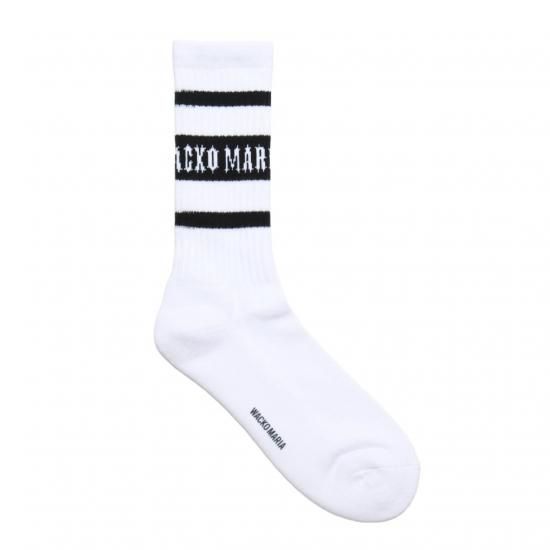 <img class='new_mark_img1' src='https://img.shop-pro.jp/img/new/icons50.gif' style='border:none;display:inline;margin:0px;padding:0px;width:auto;' />WACKO MARIA(拾ޥꥢ) / SKATER SOCKSWHITE-BLACK