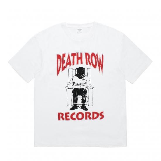 wackomaria death row records tee S 白 WACKO MARIA(ワコマリア) / DEATH ROW RECORDS / WASHED HEAVY