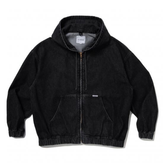 <img class='new_mark_img1' src='https://img.shop-pro.jp/img/new/icons7.gif' style='border:none;display:inline;margin:0px;padding:0px;width:auto;' />COOTIEʥƥ/ CTE-25A206 12.5oz Denim Zip Up Hooded JacketBlack Fade