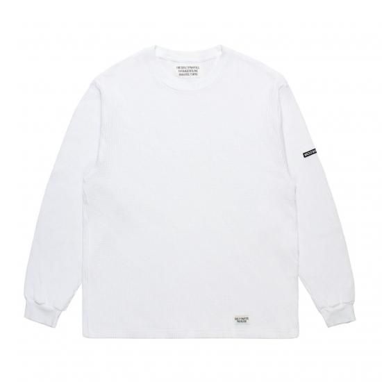 <img class='new_mark_img1' src='https://img.shop-pro.jp/img/new/icons50.gif' style='border:none;display:inline;margin:0px;padding:0px;width:auto;' />WACKO MARIA(拾ޥꥢ) / THERMAL SHIRTWHITE