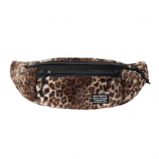 <img class='new_mark_img1' src='https://img.shop-pro.jp/img/new/icons7.gif' style='border:none;display:inline;margin:0px;padding:0px;width:auto;' />WACKO MARIA(拾ޥꥢ) / SPEAK EASY / LEOPARD FAUX FUR WAIST BAGBEIGE