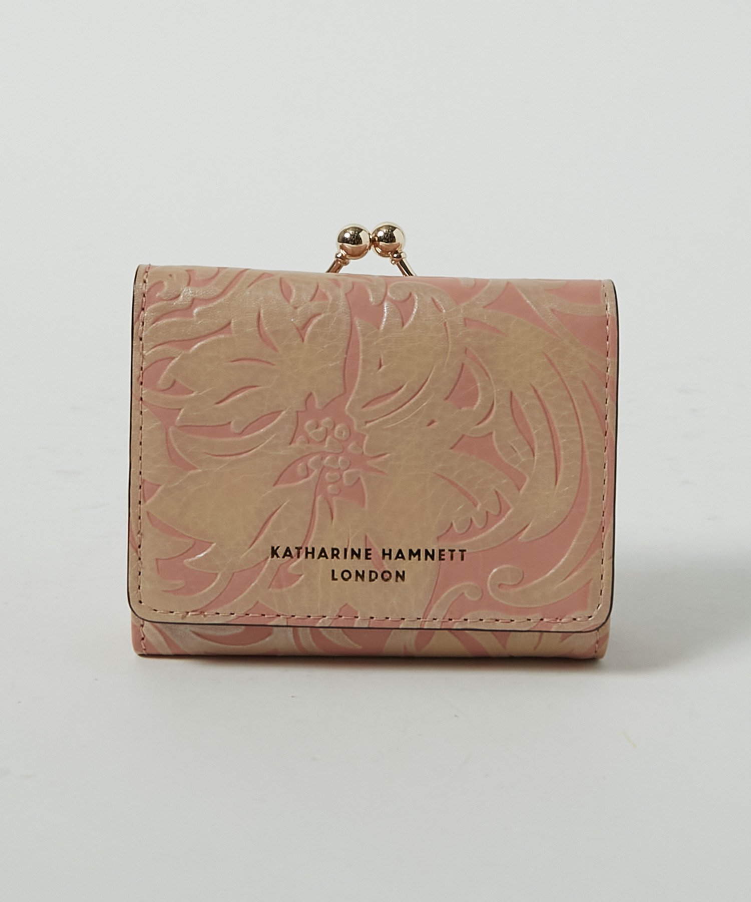 KATHARINE HAMNETT LONDON】NADESHIKO 三つ折り コンパクトウォレット