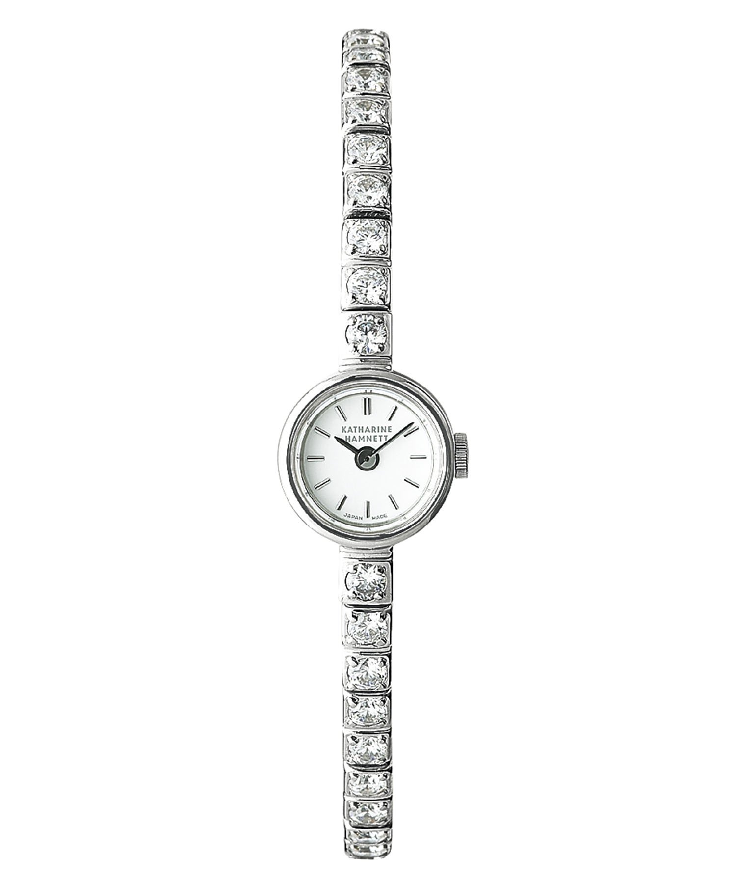 KATHARINE HAMNETT LONDON】＜WOMEN＞Small Round Watch Cubic