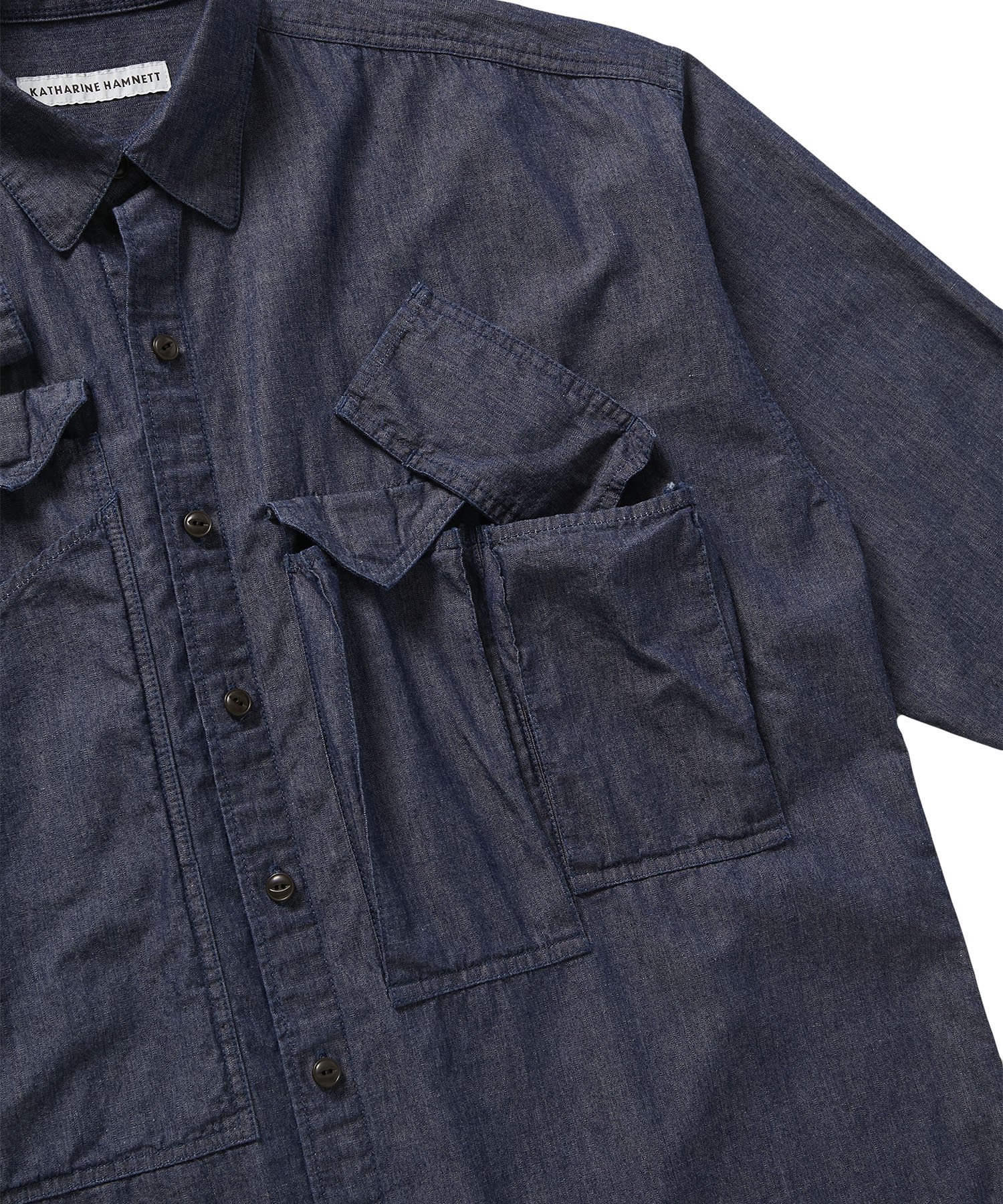 KATHARINE HAMNETT】MULTI POCKET SHIRT - REBIRTH PROJECT STORE